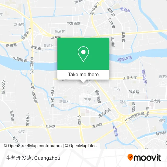 生辉理发店 map