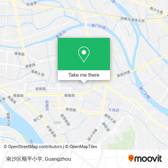 南沙区顺平小学 map