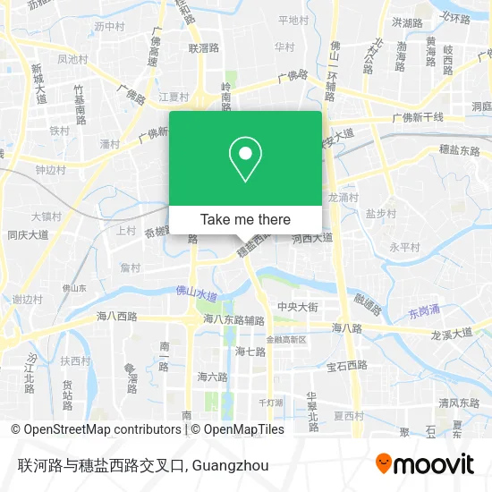 联河路与穗盐西路交叉口 map