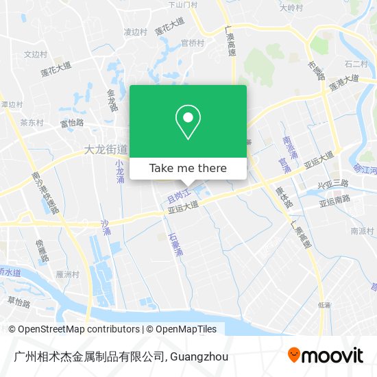 广州相术杰金属制品有限公司 map