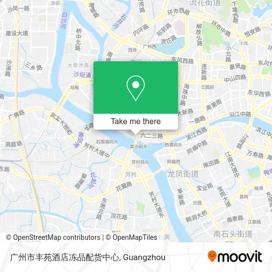 广州市丰苑酒店冻品配货中心 map