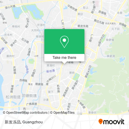 新发冻品 map