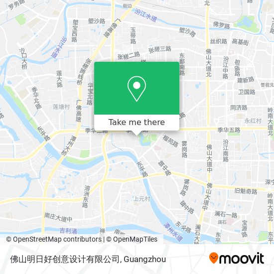 佛山明日好创意设计有限公司 map