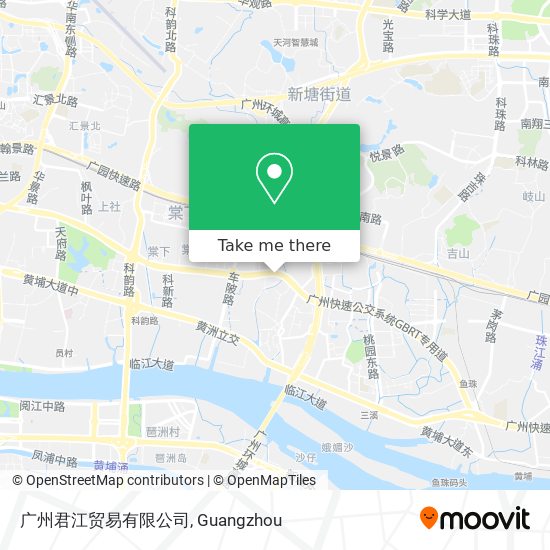广州君江贸易有限公司 map