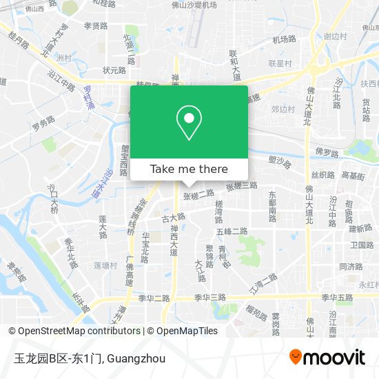 玉龙园B区-东1门 map