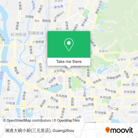 湘遇大碗小厨(三元里店) map