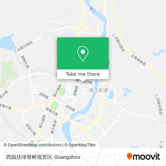 西园挂绿母树观赏区 map