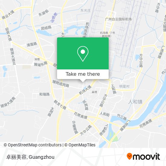 卓丽美容 map