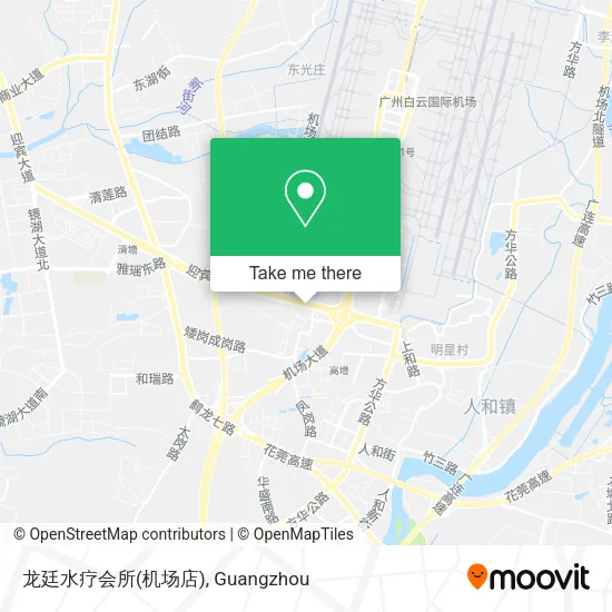 龙廷水疗会所(机场店) map