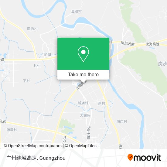 广州绕城高速 map