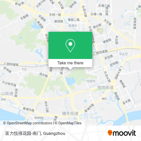 富力悦禧花园-南门 map