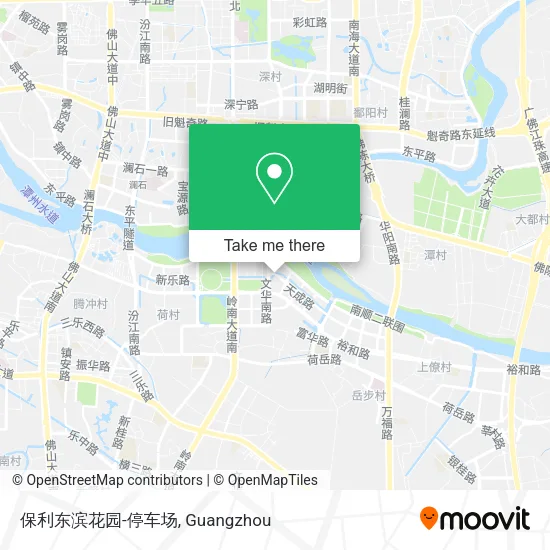 保利东滨花园-停车场 map