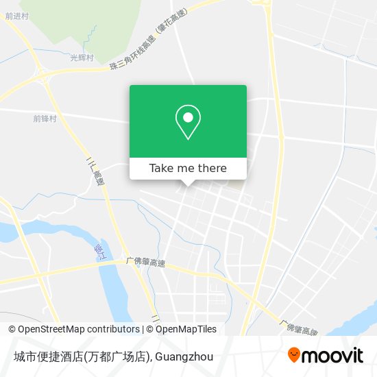 城市便捷酒店(万都广场店) map