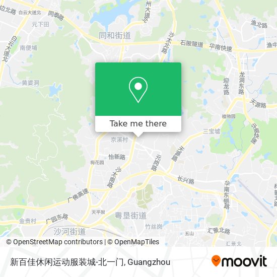 新百佳休闲运动服装城-北一门 map