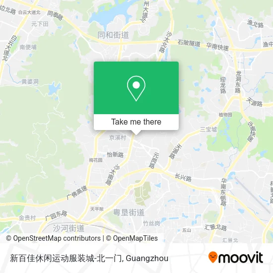 新百佳休闲运动服装城-北一门 map