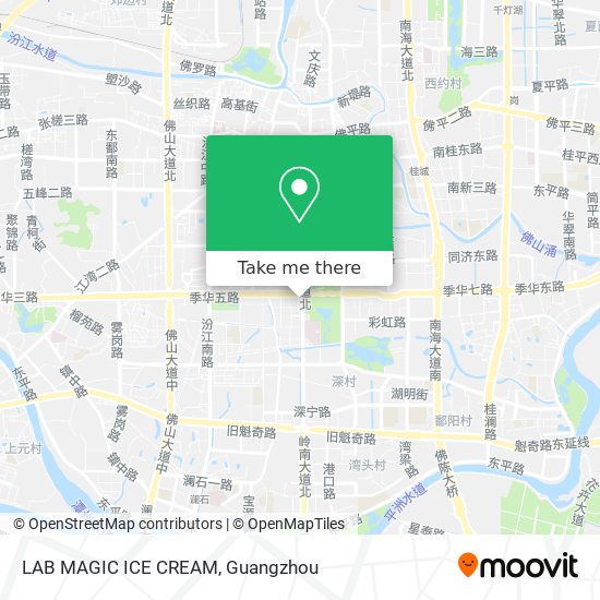 LAB MAGIC ICE CREAM map