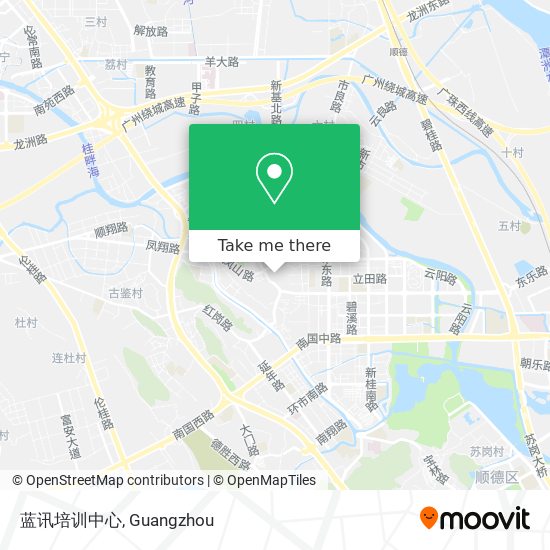 蓝讯培训中心 map