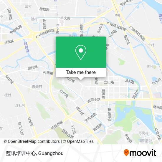 蓝讯培训中心 map