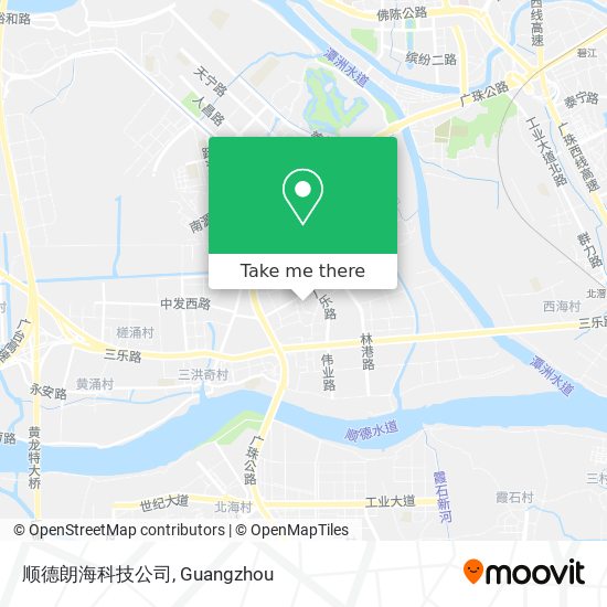 顺德朗海科技公司 map