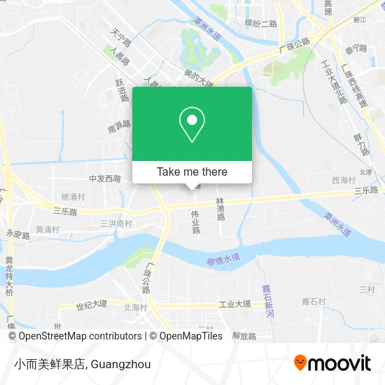 小而美鲜果店 map
