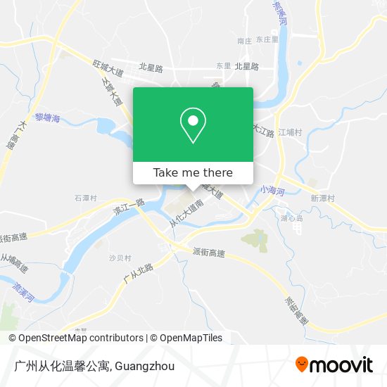广州从化温馨公寓 map