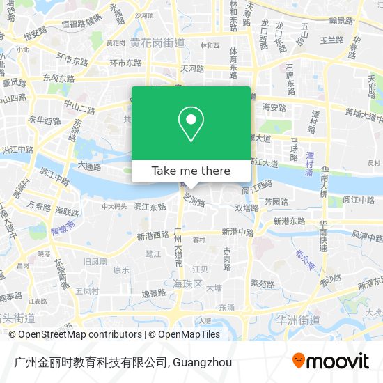 广州金丽时教育科技有限公司 map