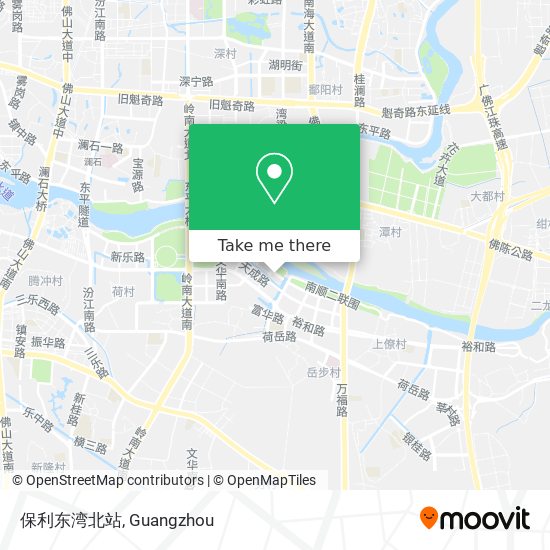 保利东湾北站 map