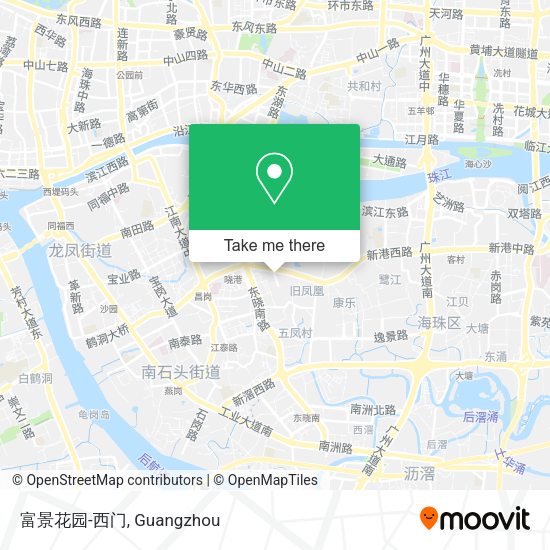 富景花园-西门 map