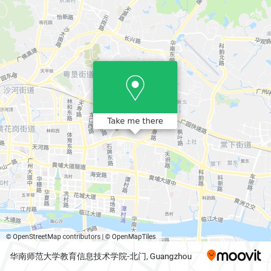 华南师范大学教育信息技术学院-北门 map