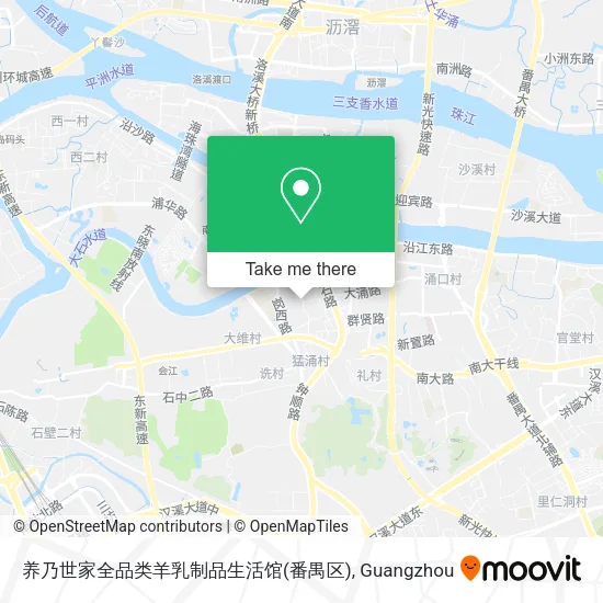 养乃世家全品类羊乳制品生活馆(番禺区) map