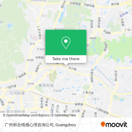 广州和合情感心理咨询公司 map