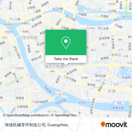 海缝机械零件制造公司 map