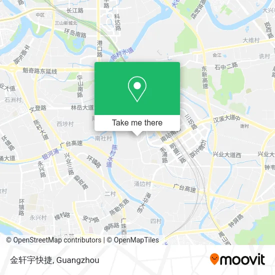 金轩宇快捷 map