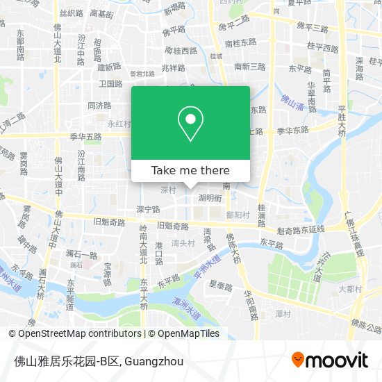 佛山雅居乐花园-B区 map