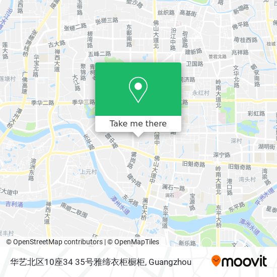 华艺北区10座34 35号雅缔衣柜橱柜 map