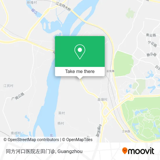 同方河口医院左田门诊 map