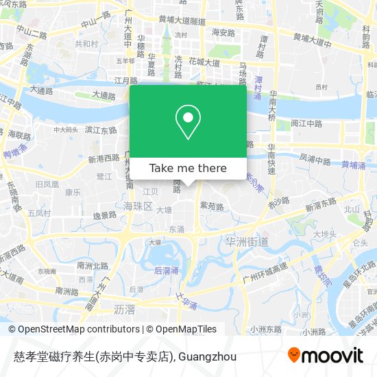 慈孝堂磁疗养生(赤岗中专卖店) map