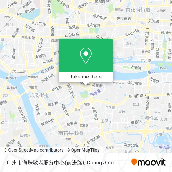 广州市海珠敬老服务中心(前进路) map