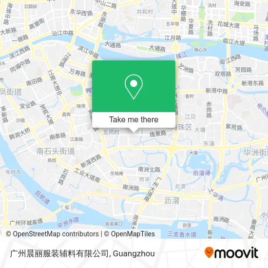 广州晨丽服装辅料有限公司 map
