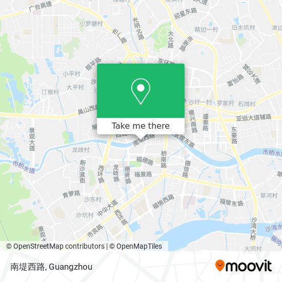 南堤西路 map