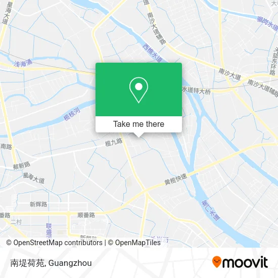 南堤荷苑 map