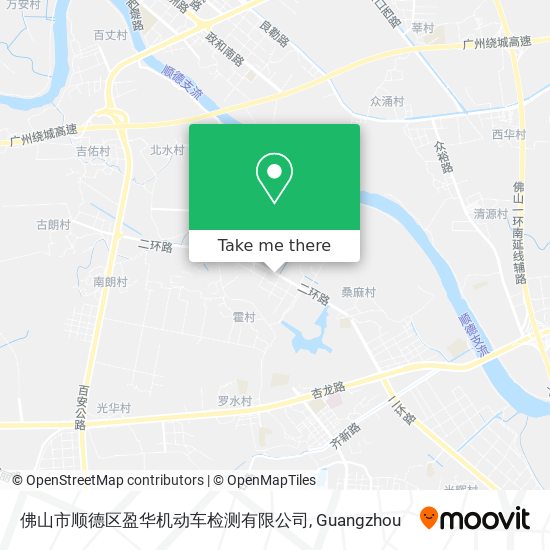 佛山市顺德区盈华机动车检测有限公司 map