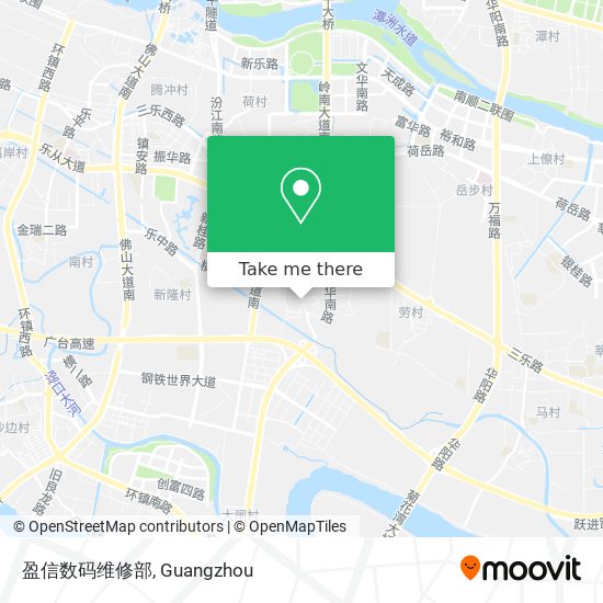 盈信数码维修部 map