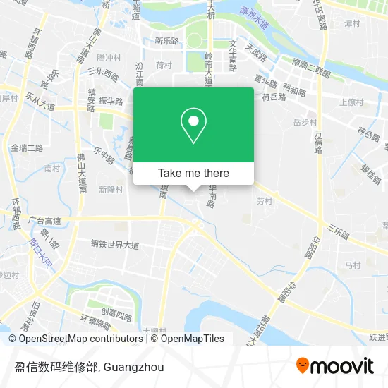 盈信数码维修部 map
