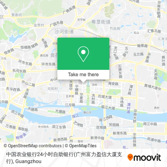 中国农业银行24小时自助银行(广州富力盈信大厦支行) map