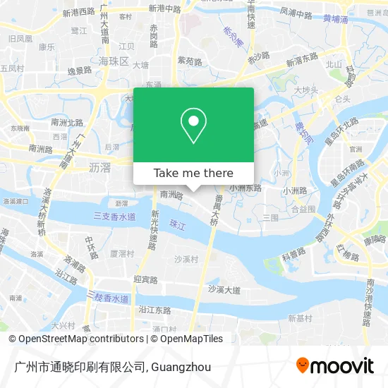 广州市通晓印刷有限公司 map