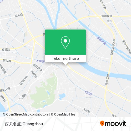 西关名点 map
