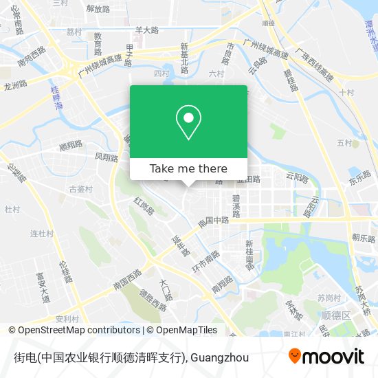 街电(中国农业银行顺德清晖支行) map