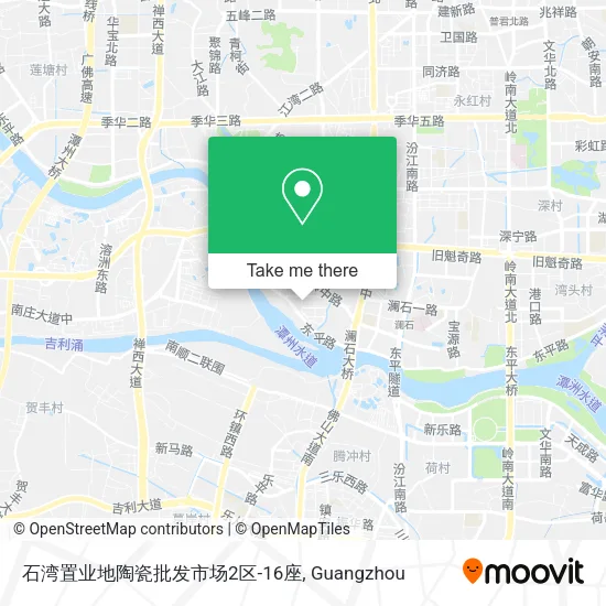石湾置业地陶瓷批发市场2区-16座 map