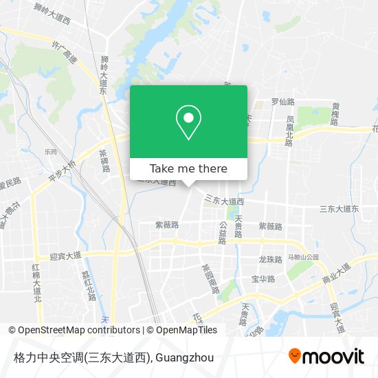 格力中央空调(三东大道西) map